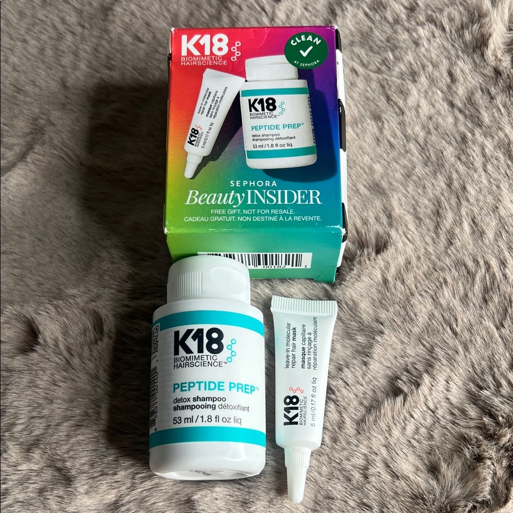 K18 Peptide Prep Detox Shampoo - White and Blue